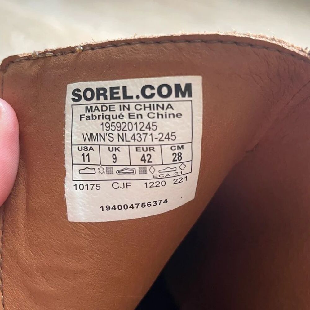 Sorel Joan Rhapsody Zip Leather Wedge Bootie - Picture 6 of 8